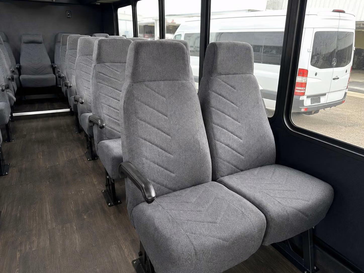 15 passenger minibus interior