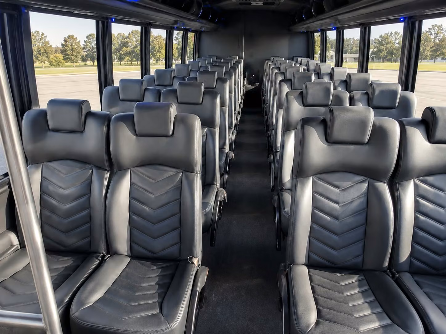 18 passenger minibus interior