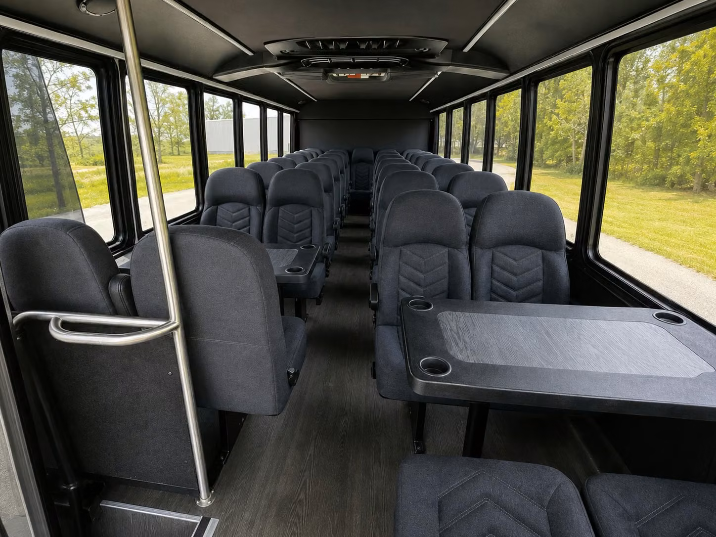 20 passenger minibus interior