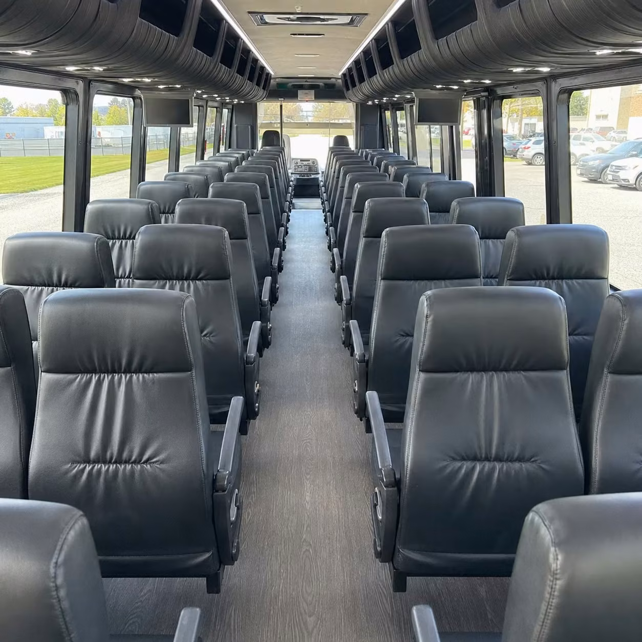 25 passenger minibus interior