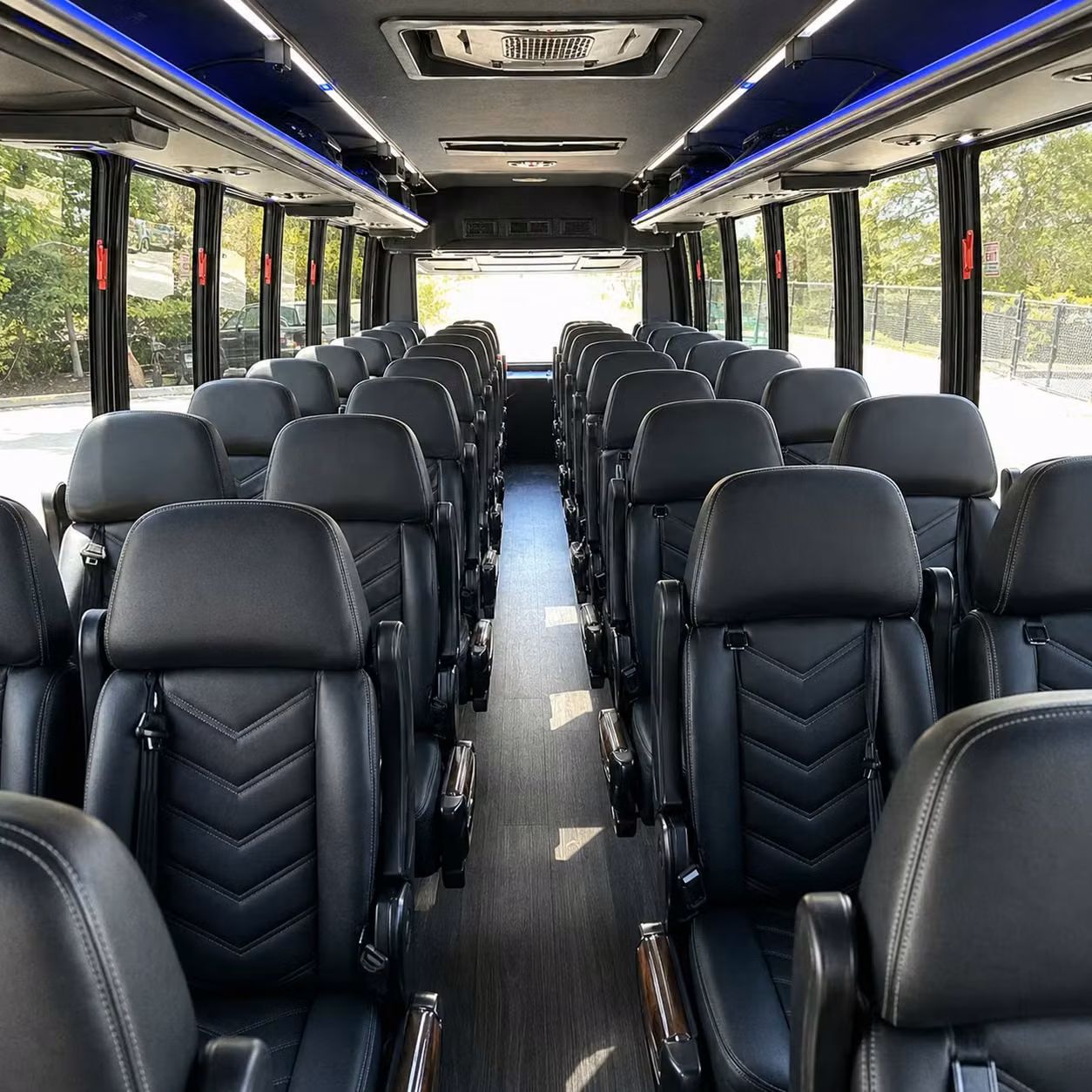 28 passenger minibus inside