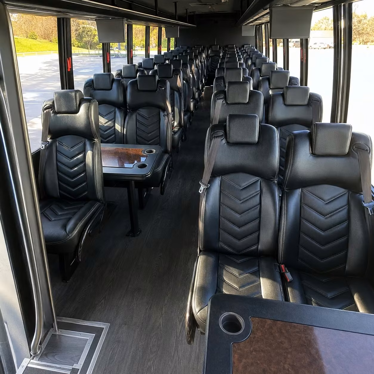 28 passenger minibus interior