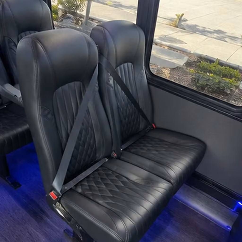 35 passenger minibus inside