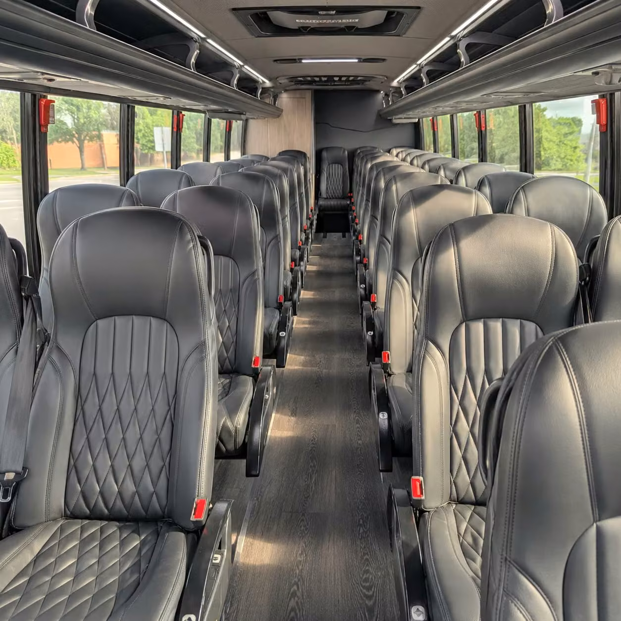 35 passenger minibus interior