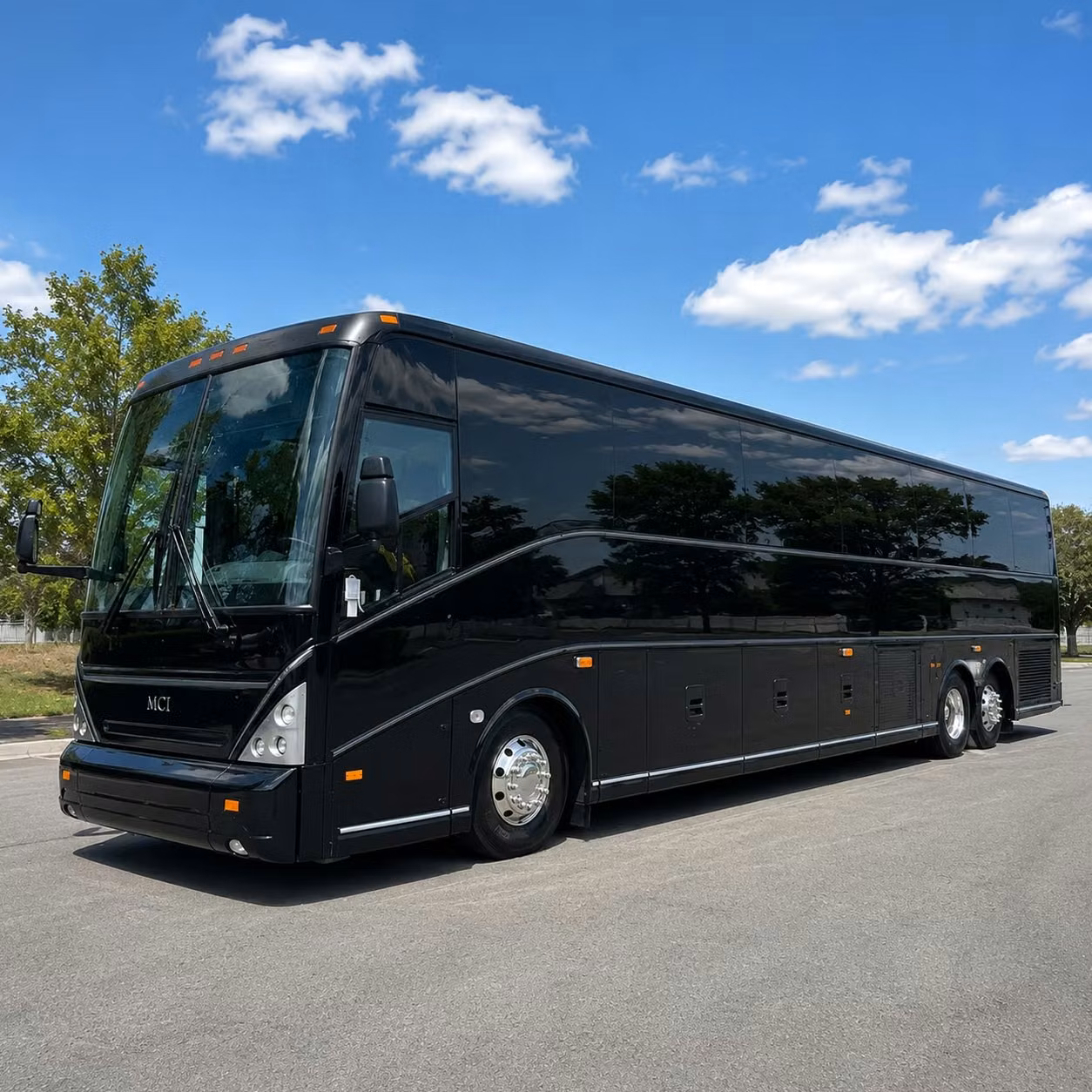 56 passenger charter bus