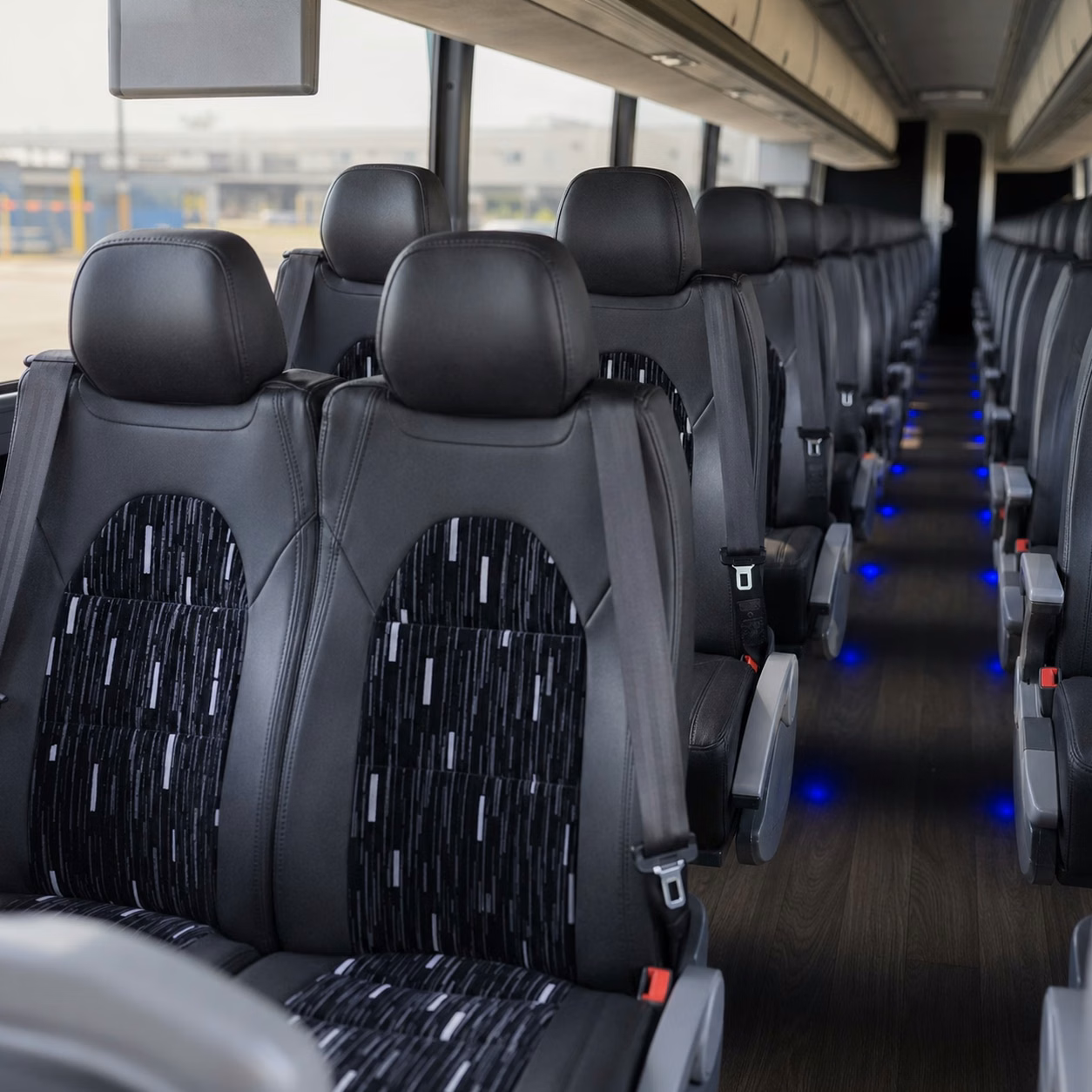 omaha charter bus interior