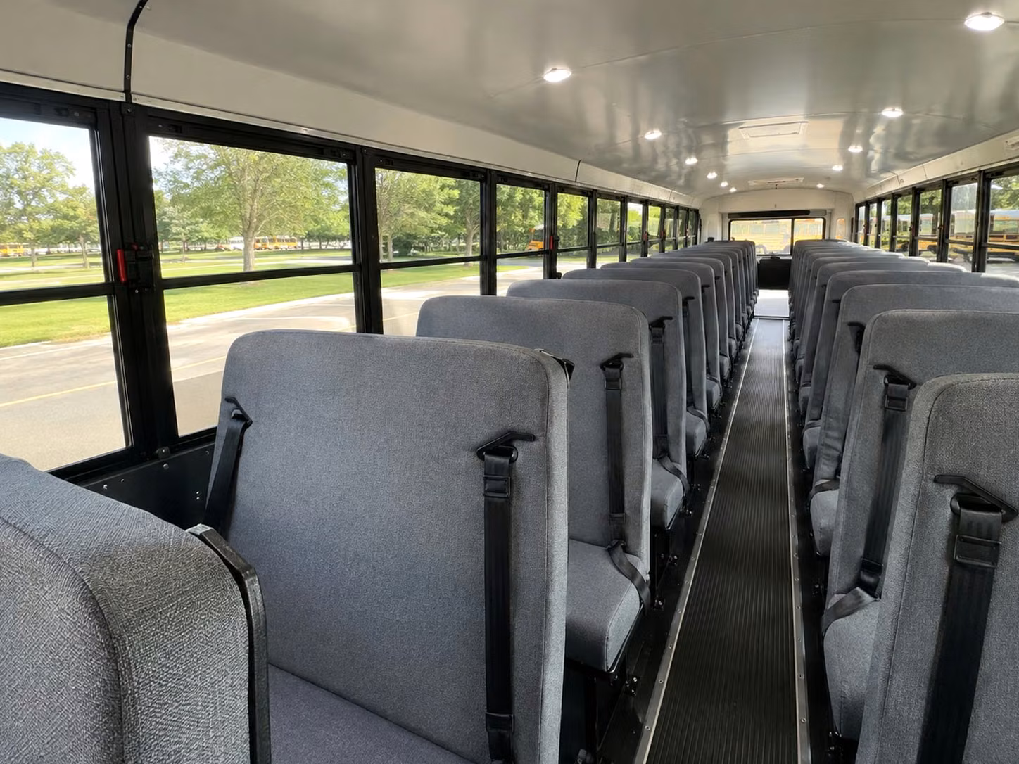 school bus interior