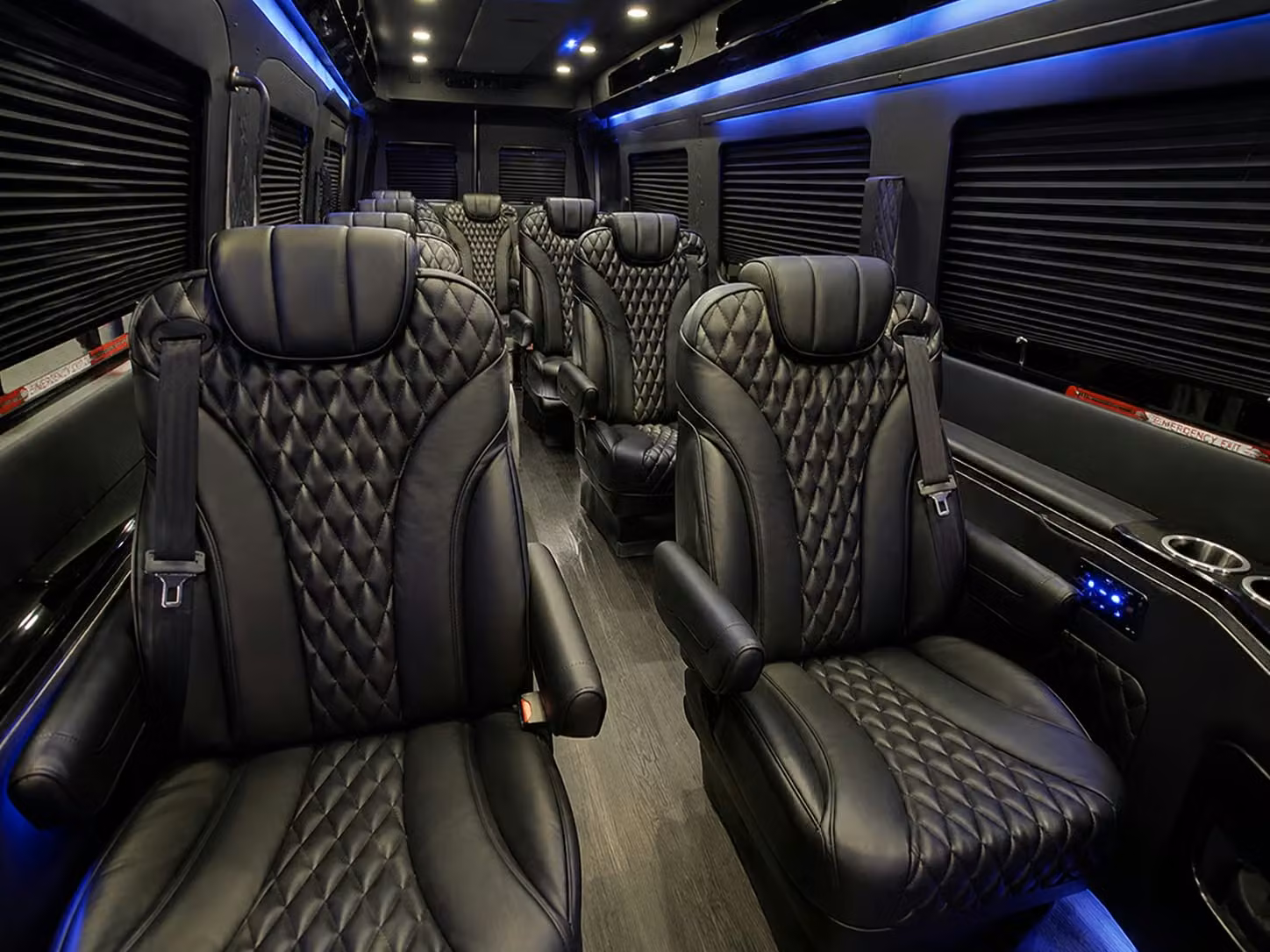sprinter van with driver inside